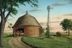 Brooks Round Barn Near Nashua